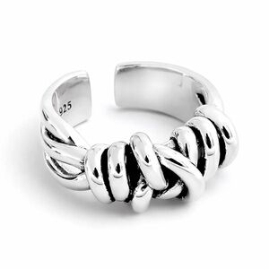 S925 Silver Knot Design Ring